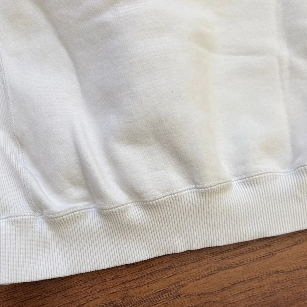 Nike white Hoodie with Black Logo